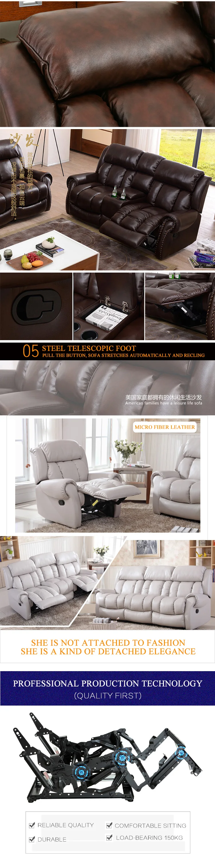 recliner chesterfield sofa