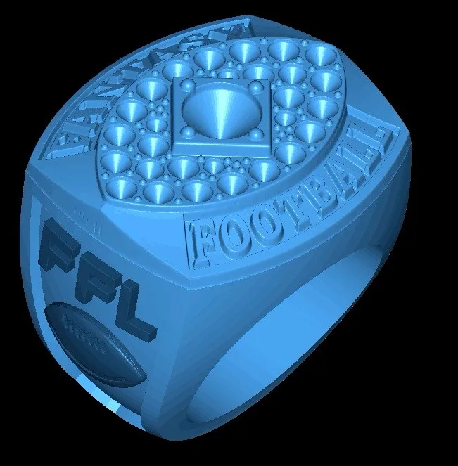 Cheap Steel Mold Fantasy Football Custom Championship Rings Buy