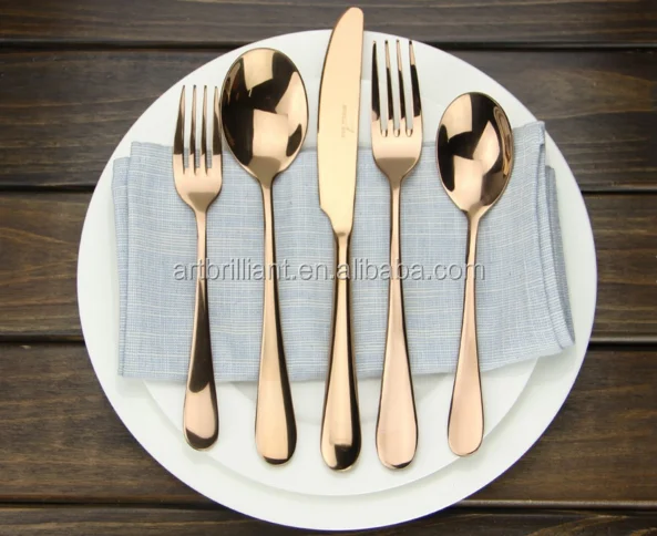 Cour royale gaufrer en acier inoxydable Couverts Set Dinnerware Couteau Fourchette Cuillère Set