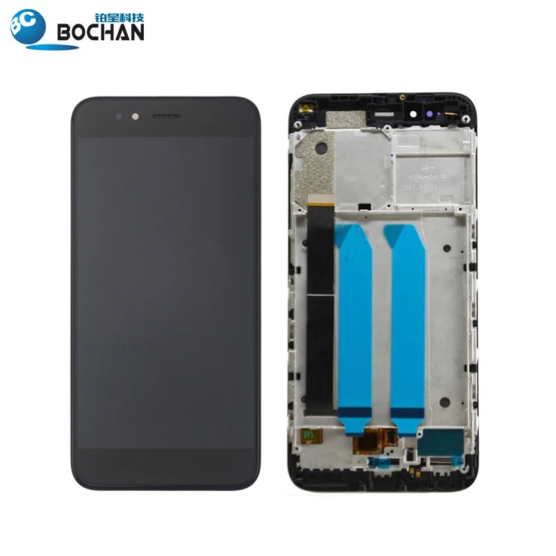 

For Xiaomi Mi A1 LCD Display Touch Screen with Frame replacement 10 Touch Screen for Xiaomi Mi 5X LCD Digitizer Assembly, Black &white