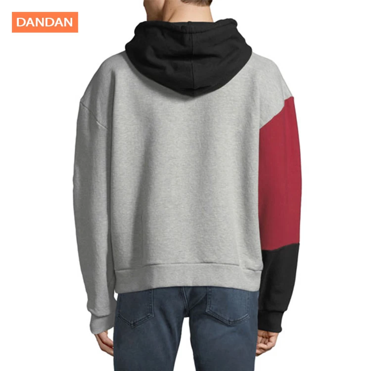 OEM Service Men's Color Block Hoodie Sweatshirt