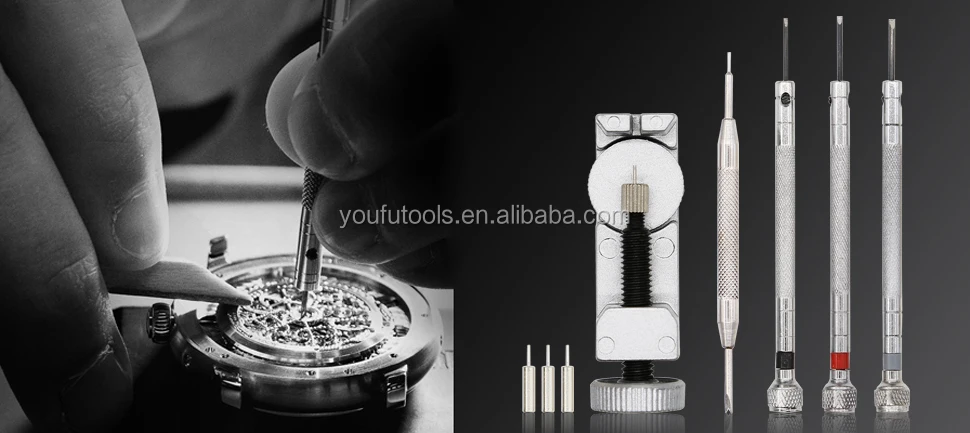 5pcs High Quality New Universal Watch Clock Opener Tool Kit Watch Repair Tool Cell Pin Remover Fixed Tools Watchmaker