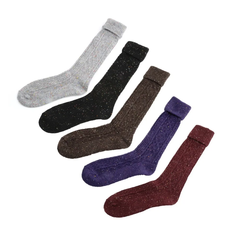 women's wool blend knee high socks