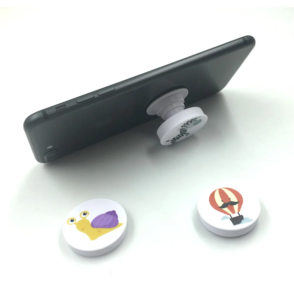 Round Mobile Phone Holder Flexible Tablets Mount Ring Holder Retractable Mobile Phone Holder