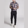 2018 Athletic Shirt For Men Beach Shirt With Floral Pattern