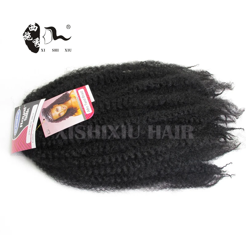 

XISHIXIU HAIR Free shipping afro curl synthetic hair bulk accept paypal factory price
