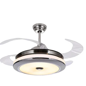 Cheap Modern Line Of Glass Hanging Round 220v Ceiling Fan Light