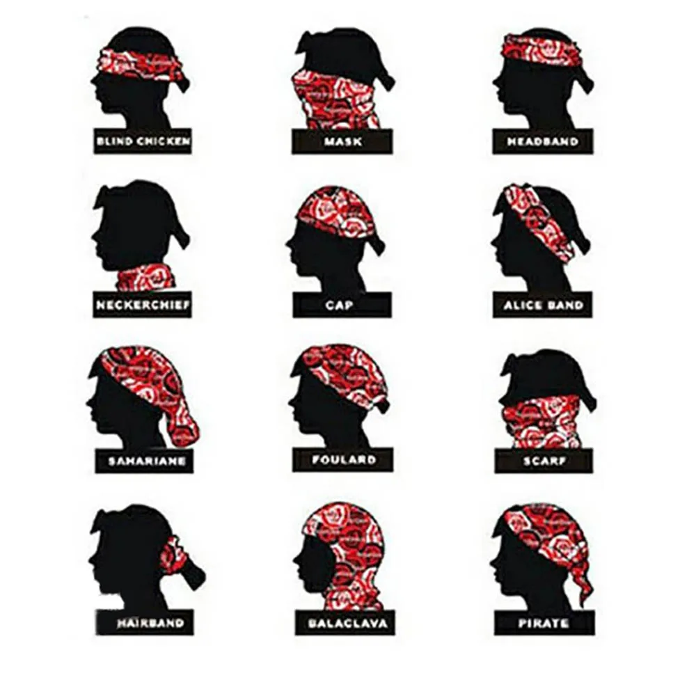 Promotional Custom Printed Logo Headwear Bandanas With Polar Fleece ...