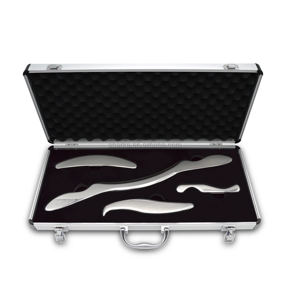 

Wholesale Stainless Steel Gua Sha Massage graston Tools for Gua sha, Silver