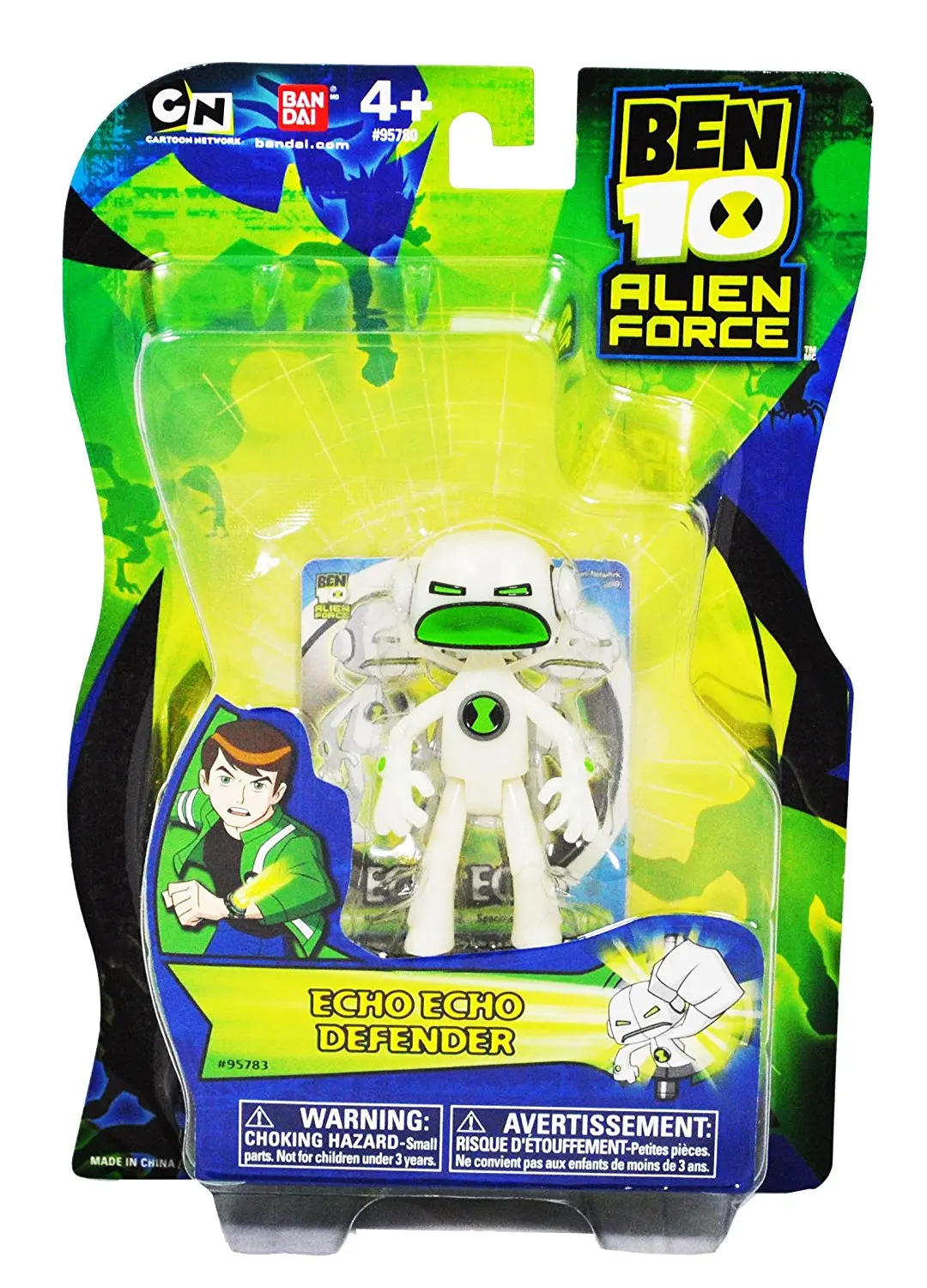 Buy Bandai Cartoon Network Ben 10 Alien Force 4 Inch Tall Action Figure Echo Echo Defender With Collectible Card In Cheap Price On Alibaba Com