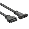 USB 3.1 panel mount type C to motherboard IDE 20pin cable