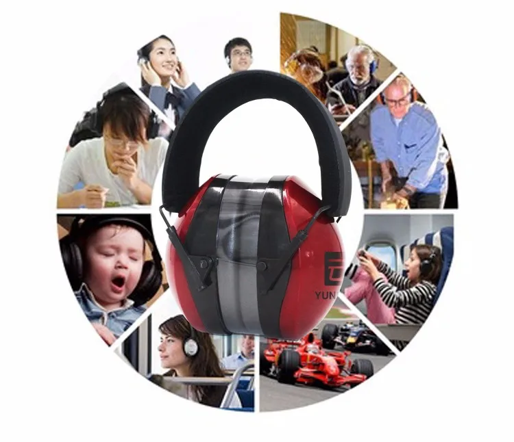 Ear Muff Frames Hearing Protection Noise Cancelling Safety Earmuff For