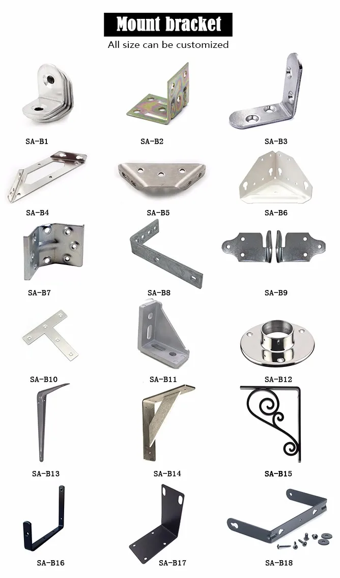 Customized Table Fixing Desk Leg Mount Corner Brackets For Table Aprons