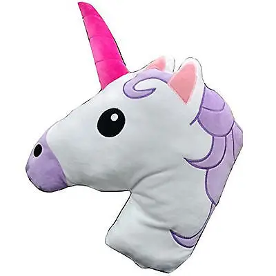 large white unicorn stuffed animal