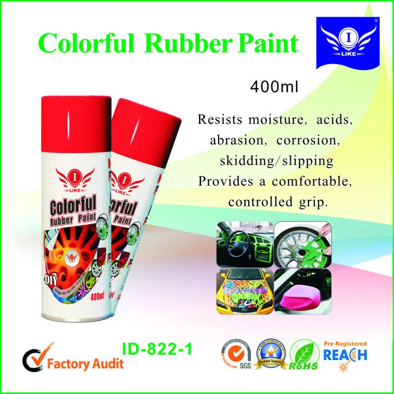 Aerosol Rubber Spray Car Paint Peel Off Rubber Spray Paint Fast Dry