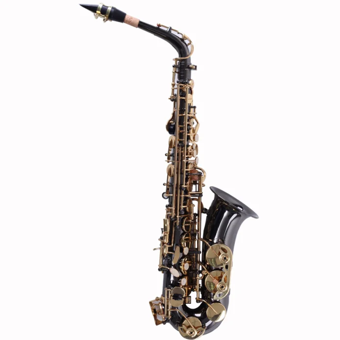 chinese musical instrument brass saxophone nickel plated small curved soprano saxophone