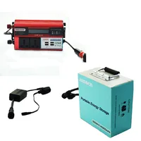 

Portable Home 220V AC Lithium Battery Charger Rechargeable Inverter Power Bank 500Wh Camping Mobile Solar Power Station