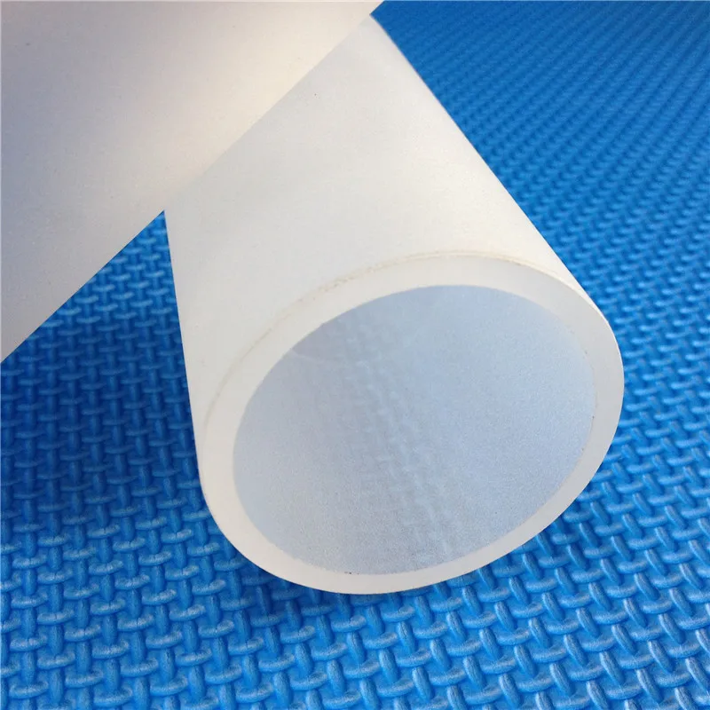 
HM heat resistant frosted customized glass quartz tube 