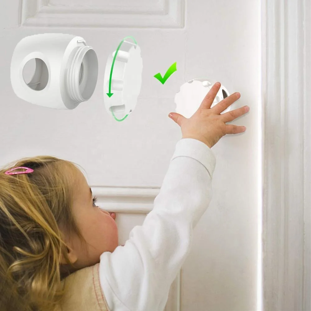 4pack Baby Safety Door Knob Covers Baby Lock Fluorescent Kids Door 