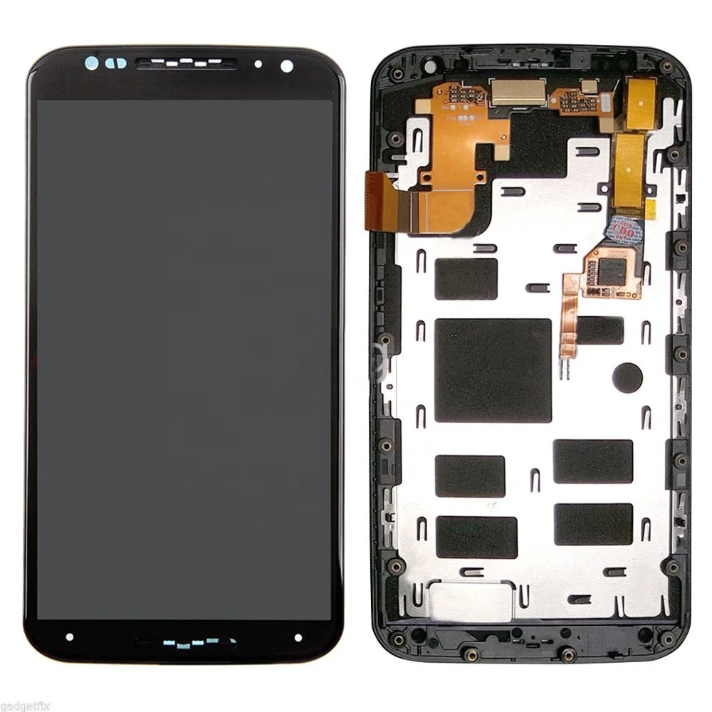 

For Motorola Moto X 2nd Gen XT1093 XT1094 LCD Touch Screen Digitizer With Frame Assembly White Black