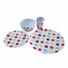 Small Order Polka Dot Print Melamine Tableware