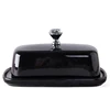 Diamond Dessert Plate Lid Porcelain Dinner Butter Dish Plate With Lid For Wedding Party