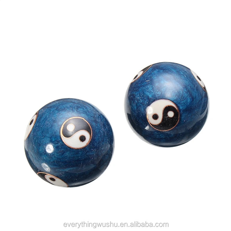 Cloisonne Health Exercise Stress Baoding Balls Yin Yang Fitness Handball Therapy Fitness