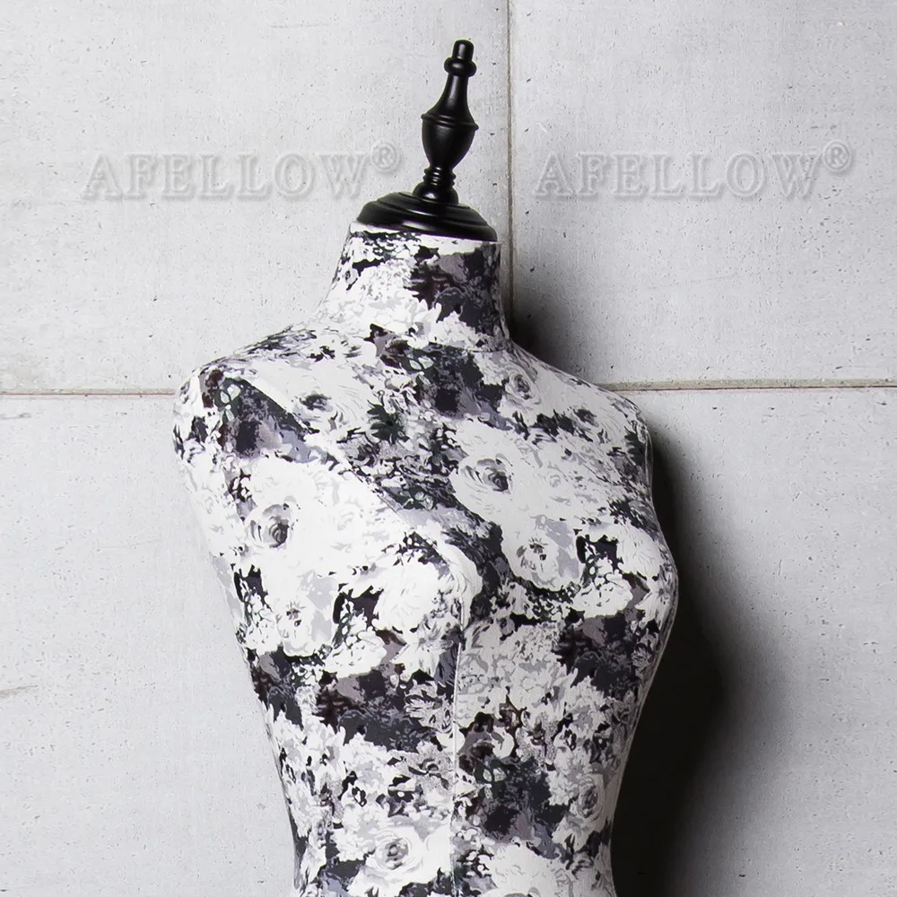 M003bs05 Fabric Covered Female Mannequin Torso With Wooden Base Buy