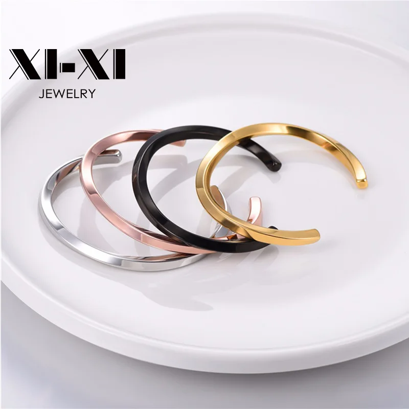 

cuff bracelet men 316l stainless steel bangle gold cuff bracelet with tibetab wire women large men gold plated cuff bracelet, Gold/rose gold/black/silver