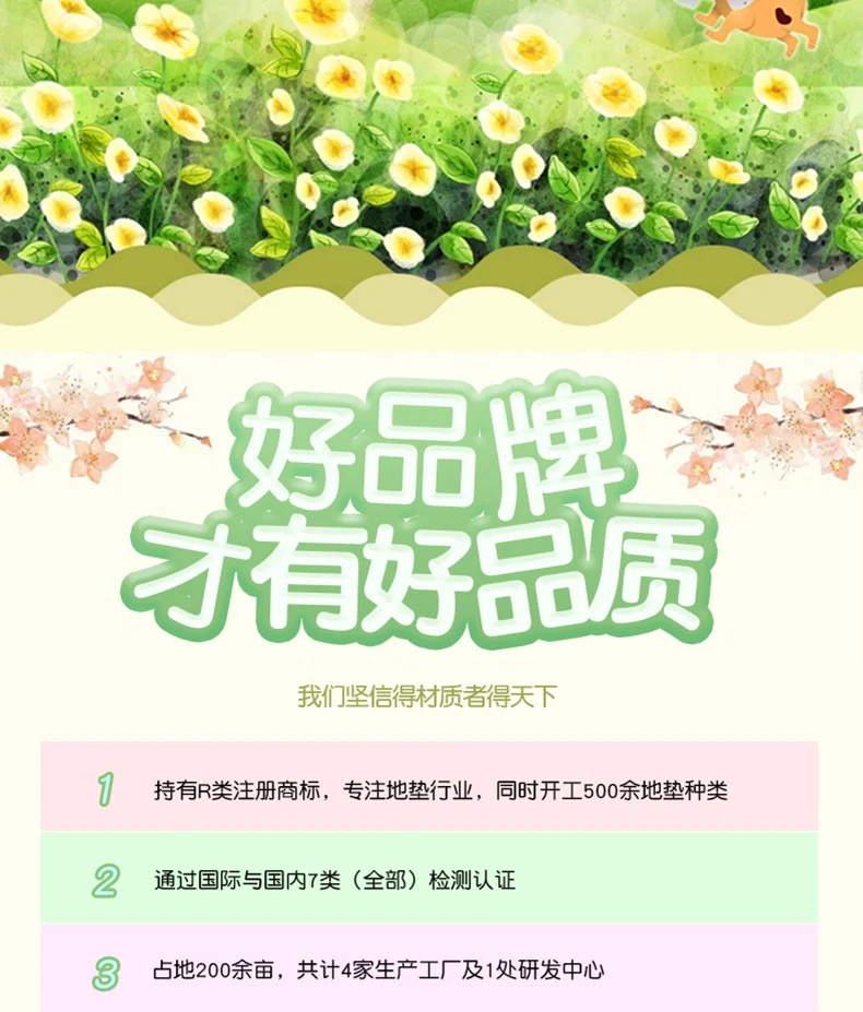 Factory Sale Animal Pattern Children Play Pad Kids Plastic Floor Mat Outdoor Baby Creep Carpet