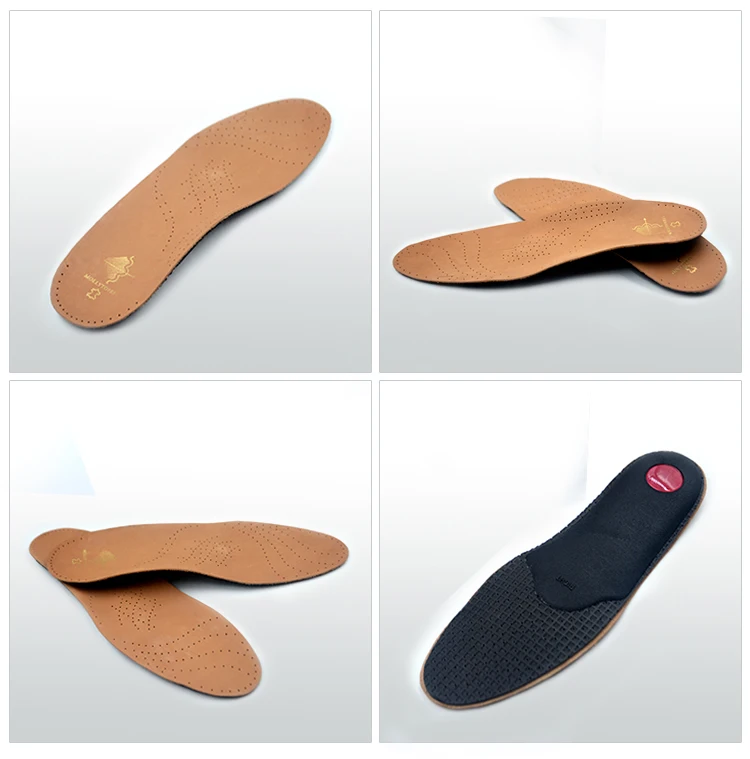 Orthopedic Leather Metatarsal Support Insoles For Flat Foot - Buy ...