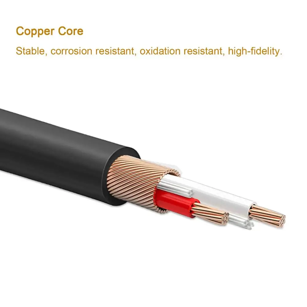 
New design fast delivery Stereo Audio Cable 3.5mm Male to Male Aux Wire 