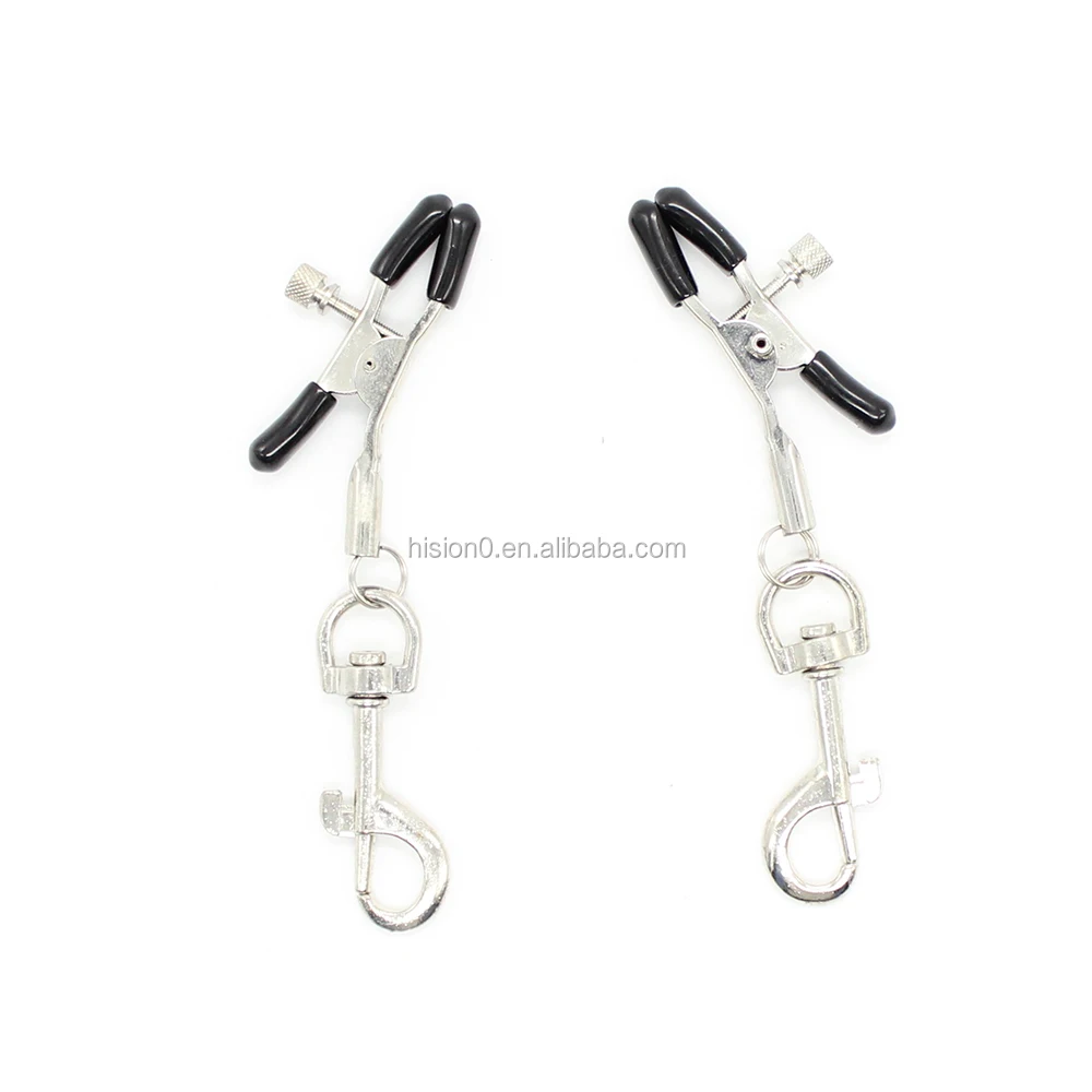 Metal Hook Decorate Breast Clips Nipple Clamps Vagina Clit Clip