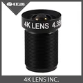4K LENS 4 35MM Lens With Custom Logo 1 2 3 Inch 10MP IR 72D NON