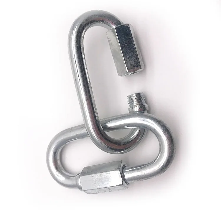 Carabiner Clips 7x70mm Stainless Steel Quick Link Kook Chain Rope Repair Link Marine Chain Safety Hook
