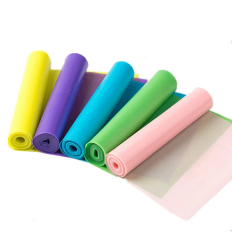 

High strength colorful customized latex resistance bands for yoga, Can be customized to regular color
