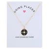 Fashion Jewelry Going Places Glaze Compass Necklace Pendant For Women