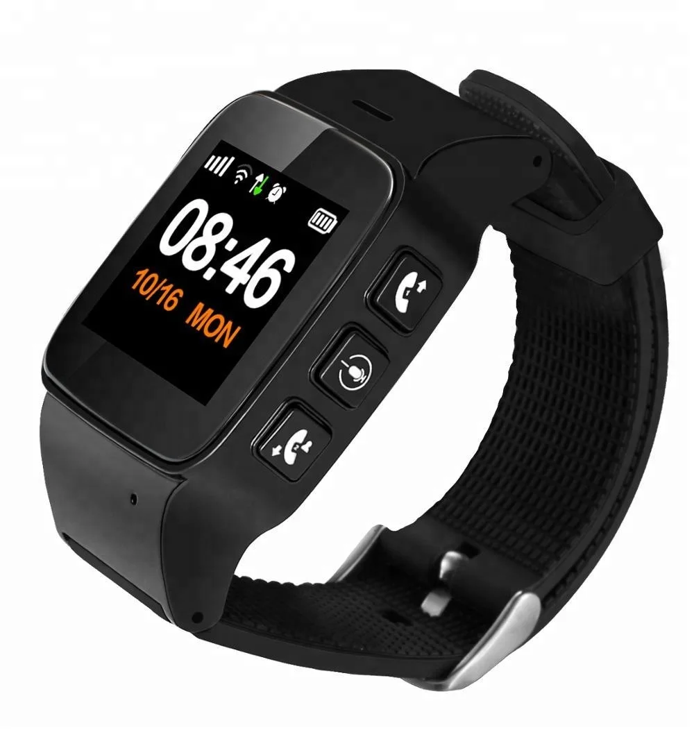 D99 Plus Elderly GPS Tracker Sport Smart Watch Phone With SOS Emergency Call And Alarm