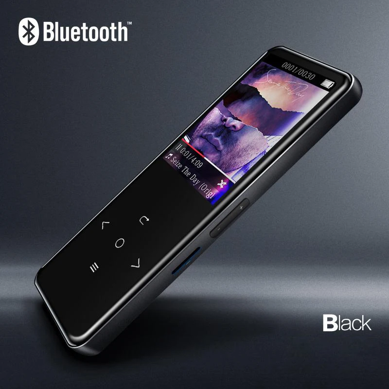

New style bluetooth mp3 music player with video download, Black/silver/green/red/blue