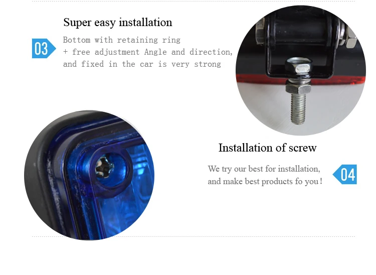 led rotating beacon flashing emergency outdoor strobe light for safety