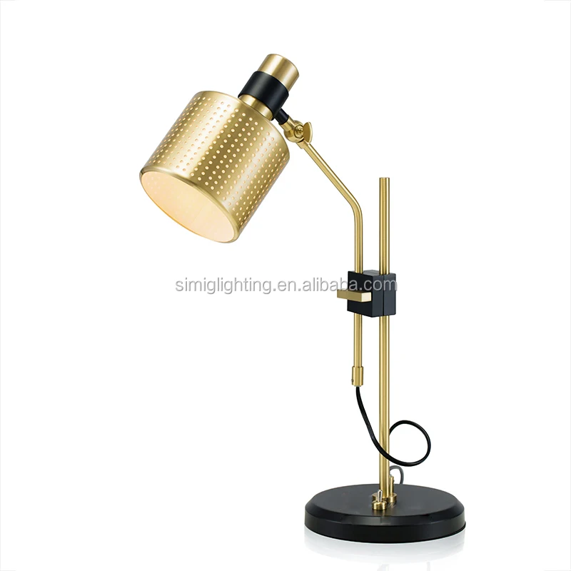 led E14 lamp holder Metal reading lamp designer down simple bedroom bedside table light