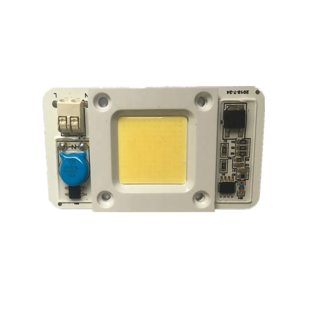 AC 110V AC 220V 30W 50W full spectrum white cob led array chip with connector