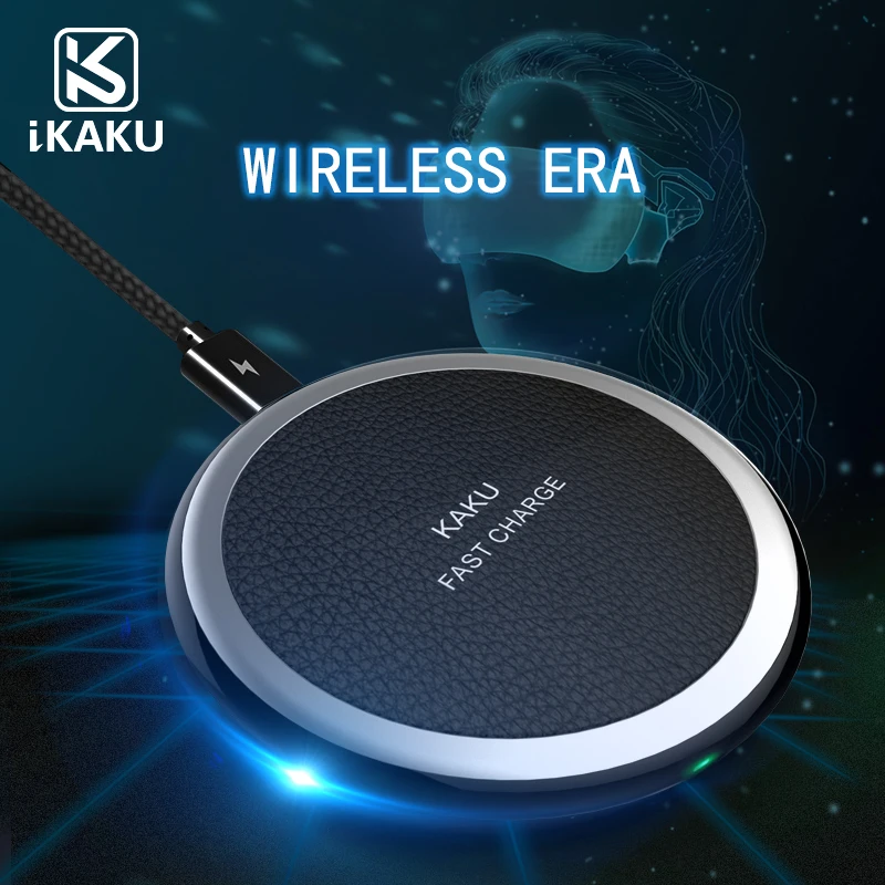 

KAKU Low MOQ Stock wholesale fantasy fast qi wireless charging charger for iphone 8 X, N/a