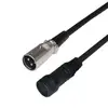 DMX 3 Pin Male XLR to Exterior DMX Cable 1 Metre