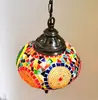 JLM-338 home decorative turkish mosaic glass lamp handcraft pendant hanging lighting