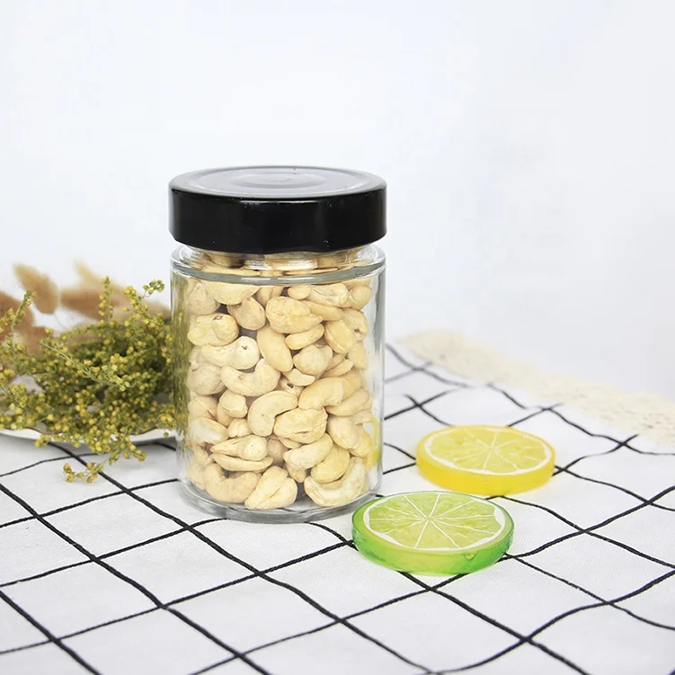

Classic Empty Round 314ml Fruit Spread Jam Jelly Jar With Deep Metal Lug Lid, Transparent/customized