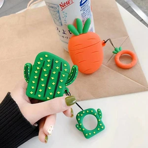 Cute 3D Cactus Silicone Case AirPods