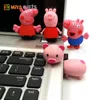 wholesale PVC flash drives shaped like animals promotional flash drives embossed logo
