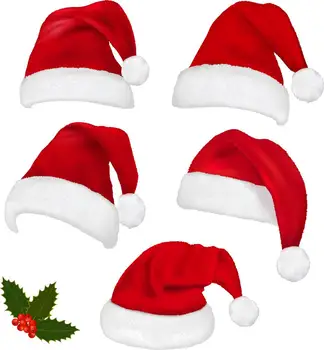 Promotional Customized Felt Christmas Hat Santa Hat Christmas