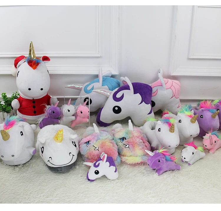 pink unicorn soft toy